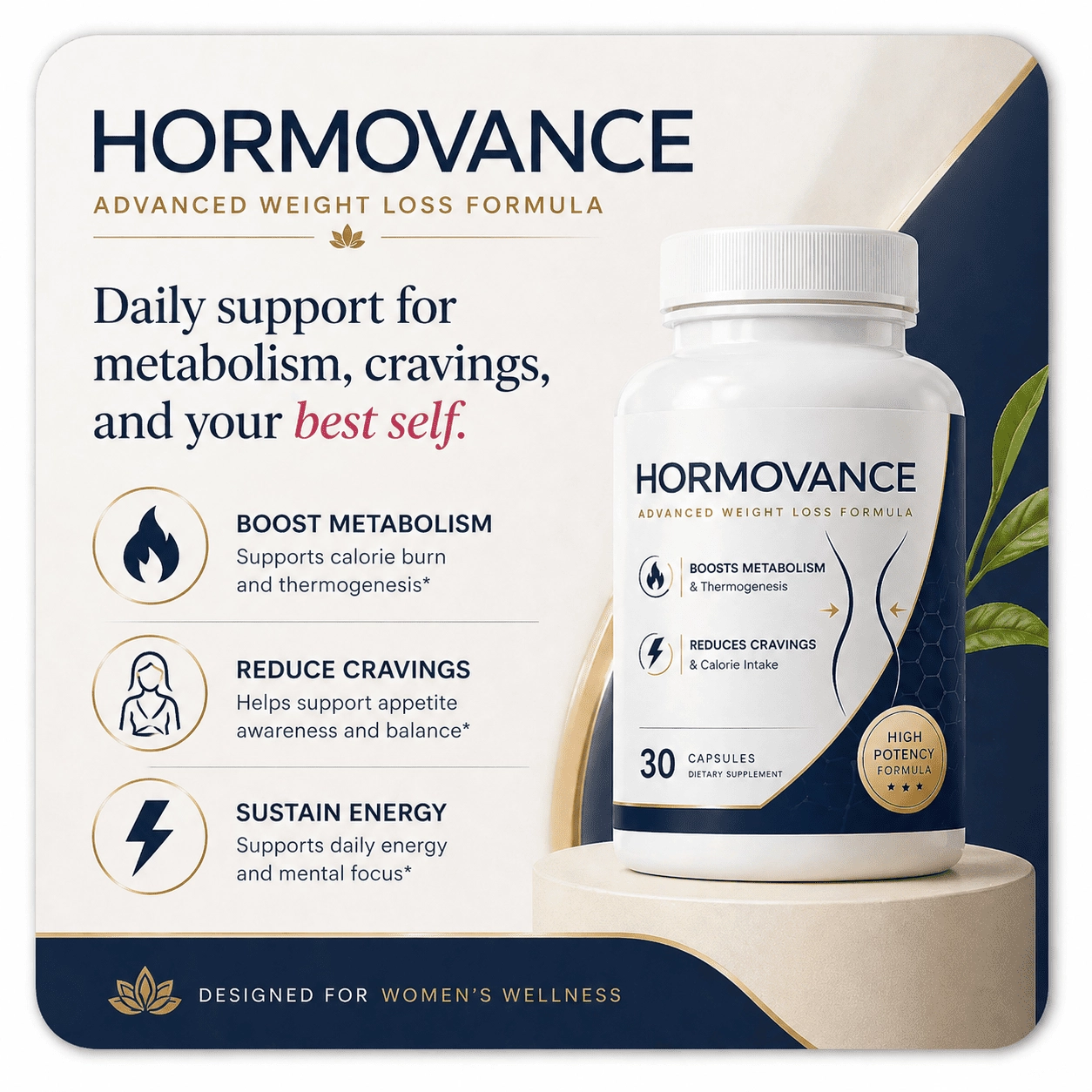 Hormovance Weight Loss support